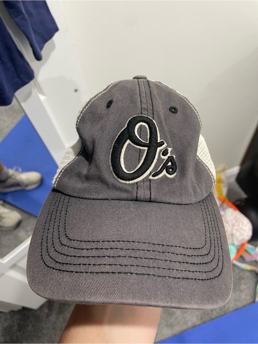 MLB Baltimore Orioles Gray Trucker Cap